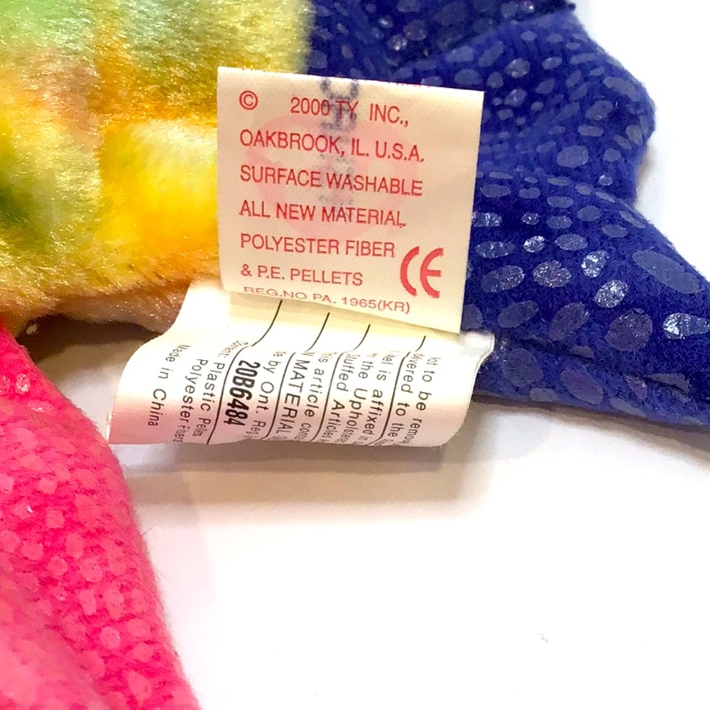 💚 TY “Aruba” 2000 Beanie Baby Fish - NWT - Picture 9 of 11